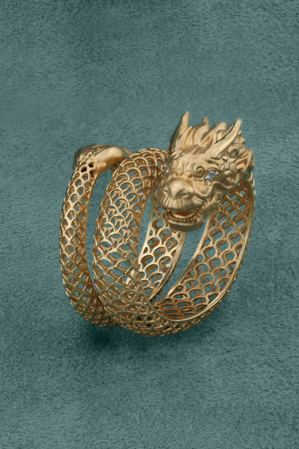 Кольцо из золота c бриллиантами