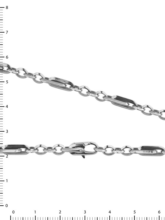 Цепь из белого золота