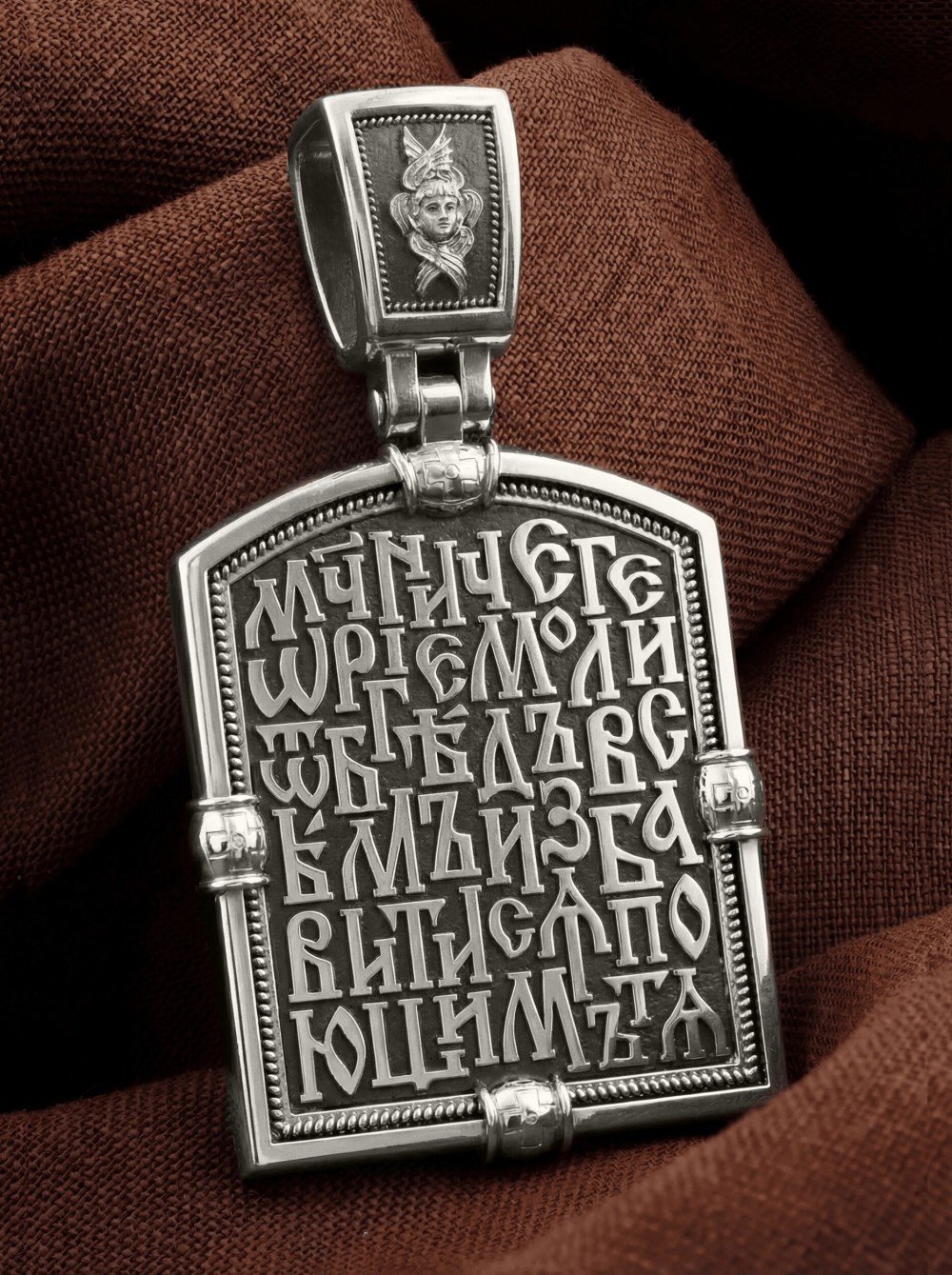 Образок из белого золота