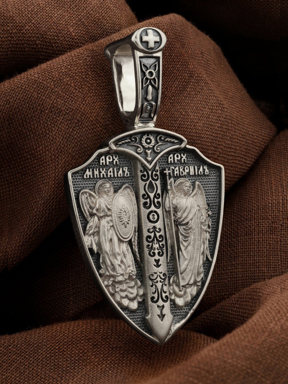 Образок из белого золота