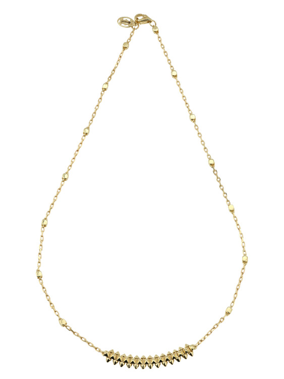 Колье из лимонного золота