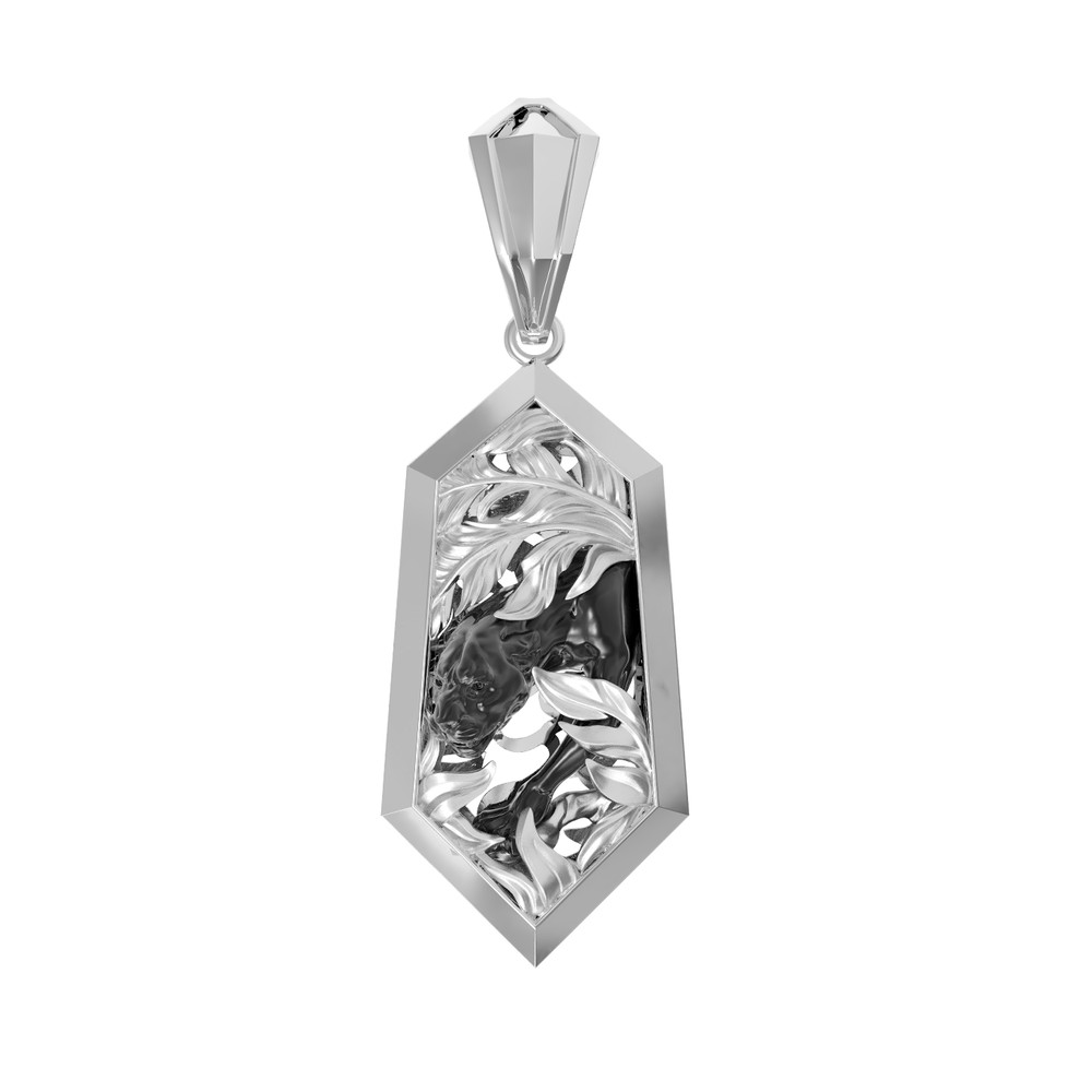 Подвеска из белого золота