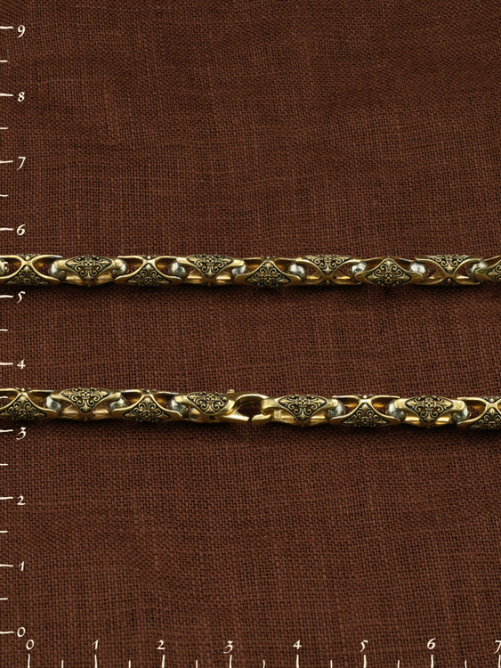 Цепь из лимонного золота