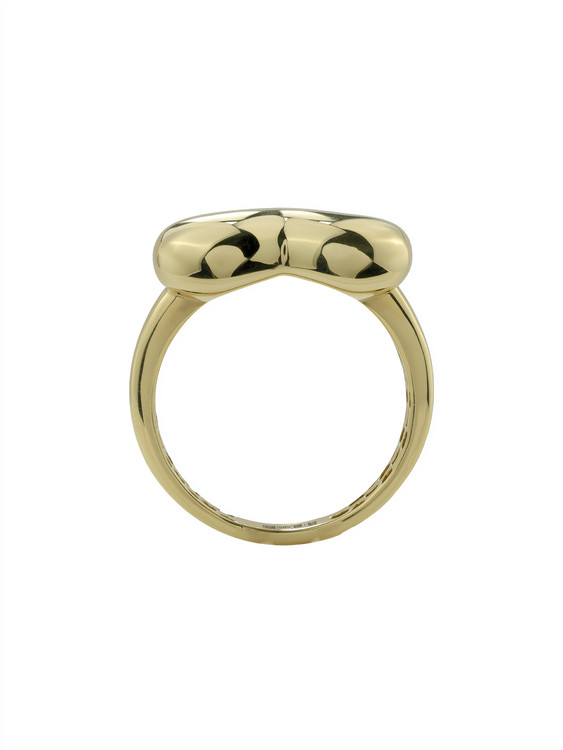 Кольцо из лимонного золота