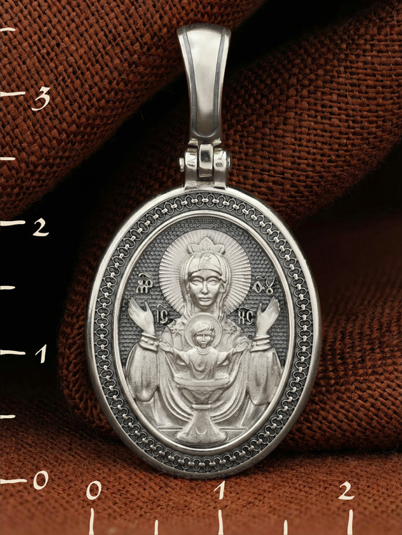 Образок из белого золота