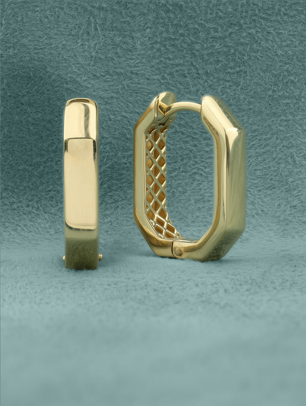 Серьги из лимонного золота