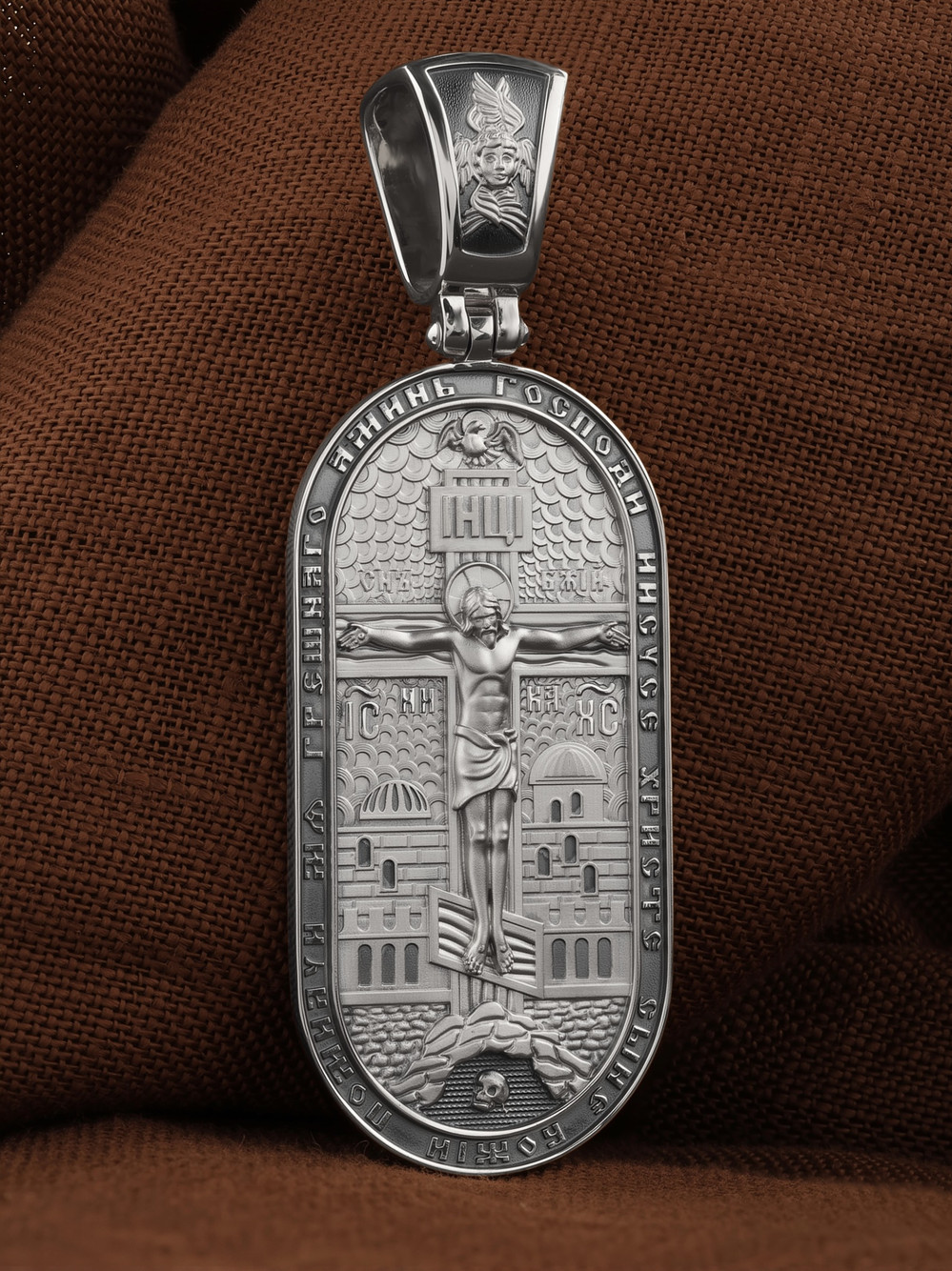 Образок из белого золота