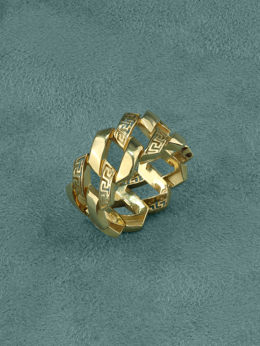 Кольцо из лимонного золота