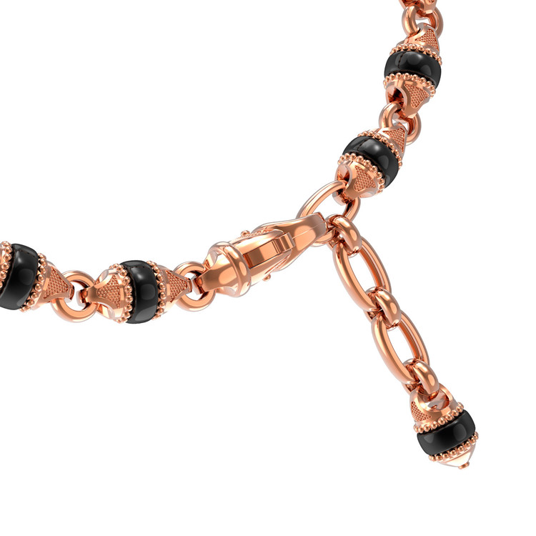 Браслет из золота c ониксом