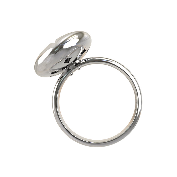 Кольцо из белого золота c бриллиантами