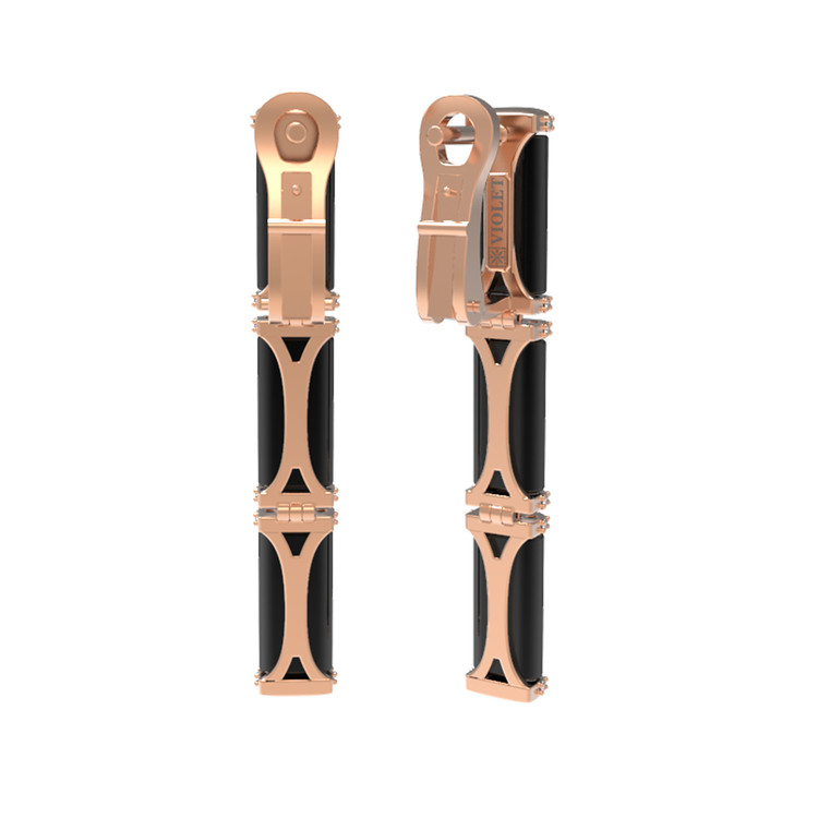 Серьги из золота c бриллиантами и ониксом