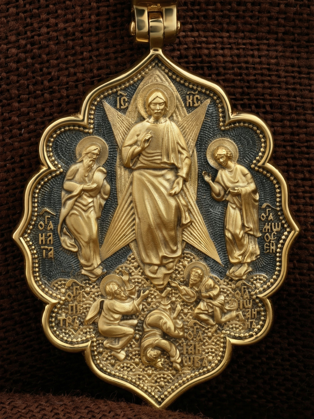 Образок из лимонного золота