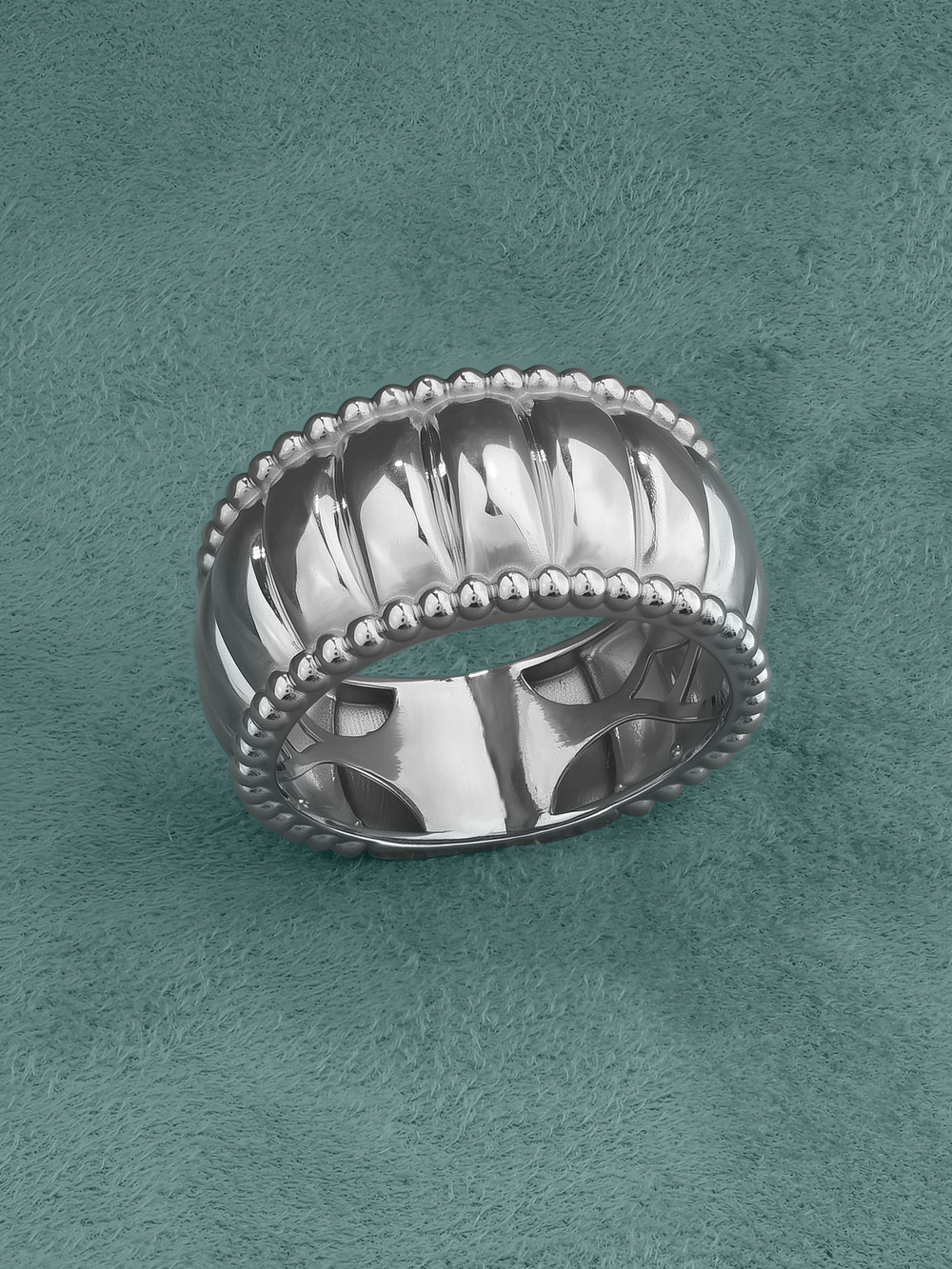 Кольцо из белого золота