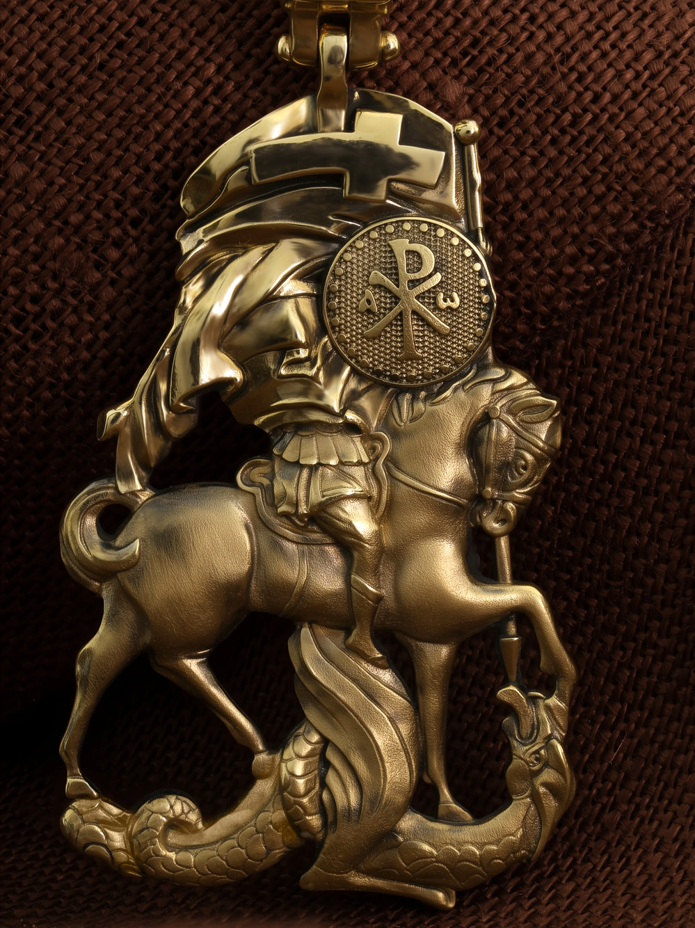 Образок из лимонного золота