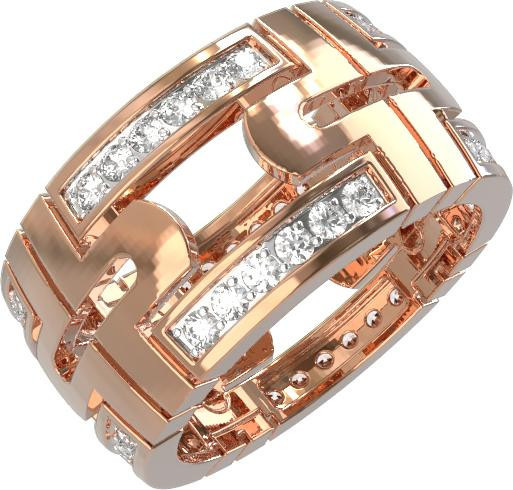 Кольцо из золота c бриллиантами