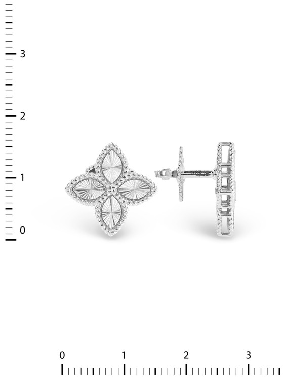 Серьги из белого золота