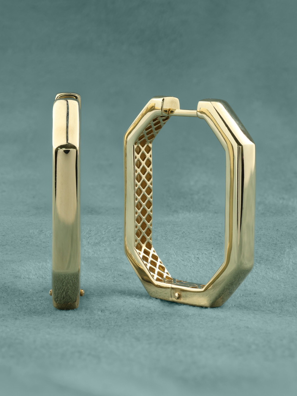 Серьги из лимонного золота