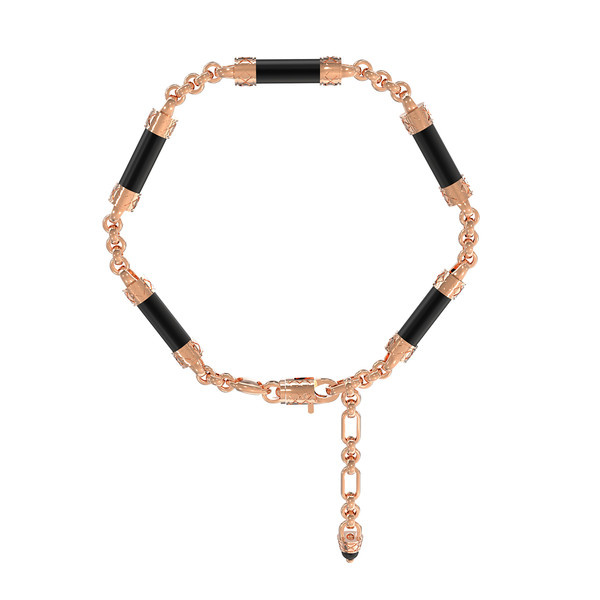 Браслет из золота c ониксом