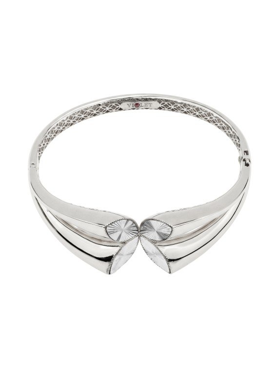 Браслет из белого золота c рубином