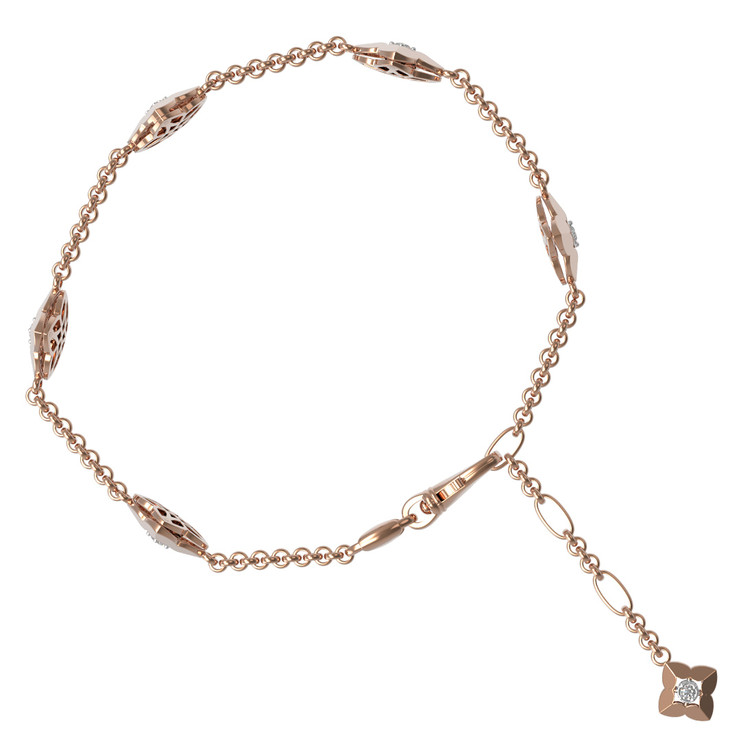 Браслет из золота c бриллиантами