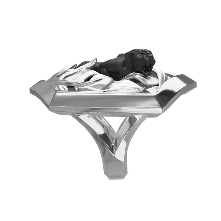 Кольцо из белого золота