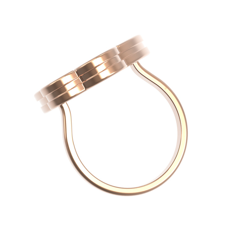 Кольцо из золота c тигровым глазом