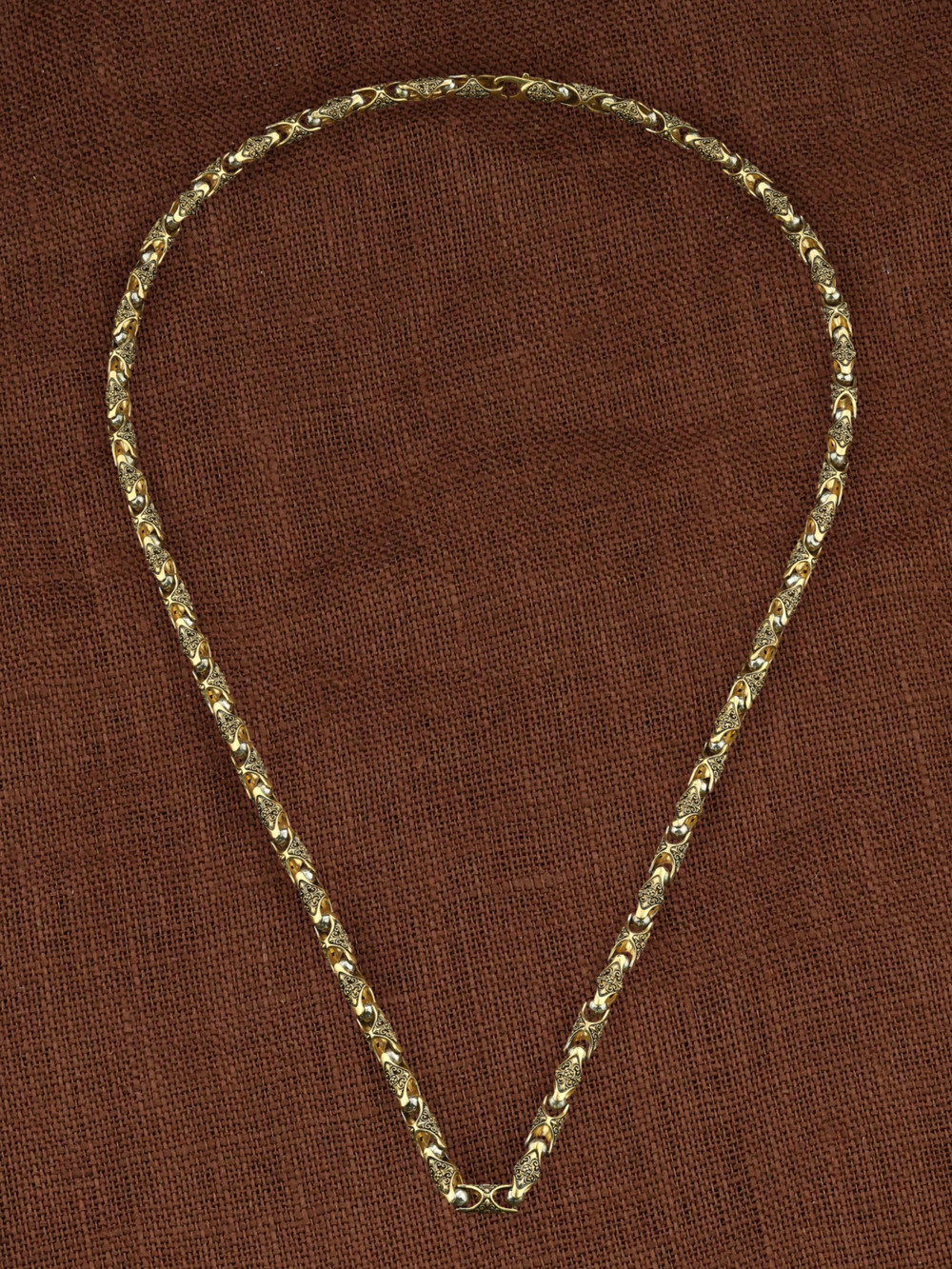 Цепь из лимонного золота