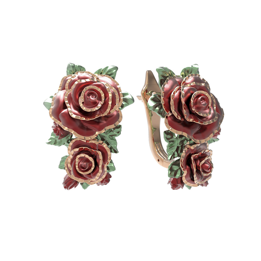 Серьги из золота