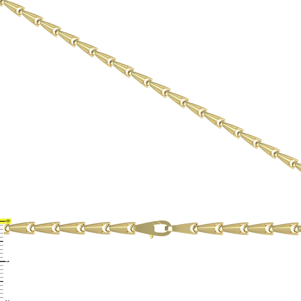 Цепь из лимонного золота