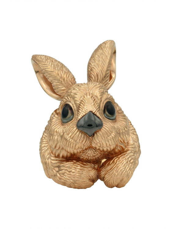 Кольцо из золота c эмаль