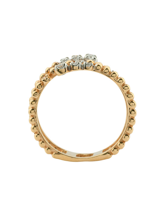 Кольцо из золота c бриллиантами