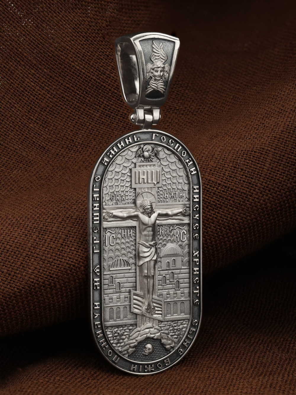 Образок из белого золота