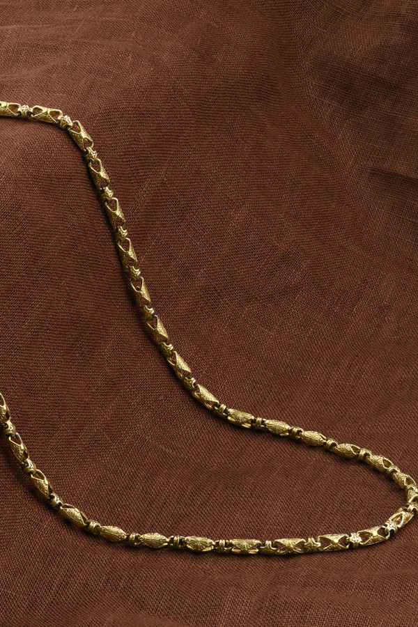 Цепь из лимонного золота