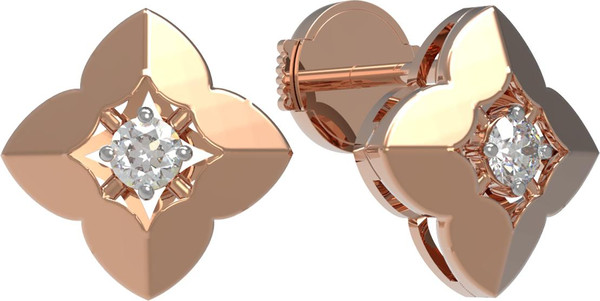 Серьги из золота c бриллиантами