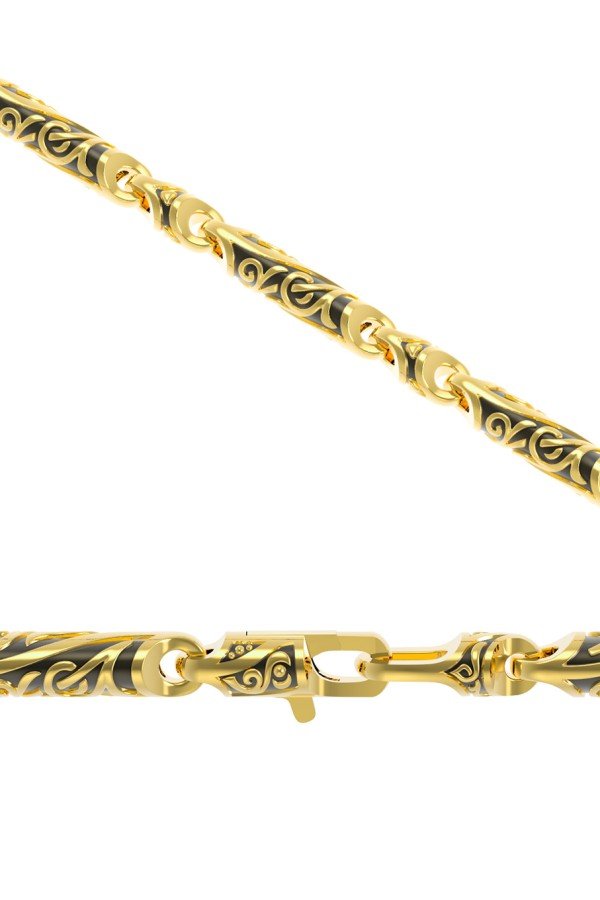 Цепь из лимонного золота