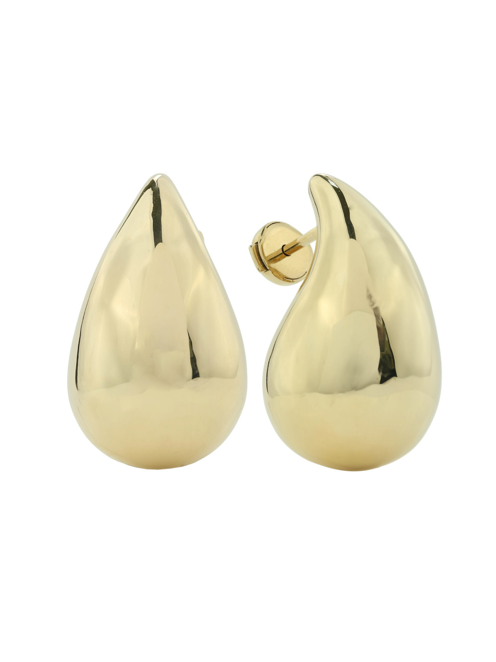 Серьги из лимонного золота