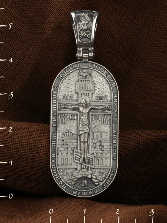 Образок из белого золота