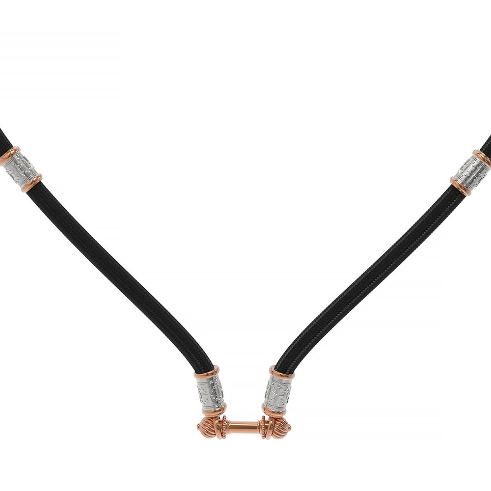 Шнурок шёлковый из золота c шёлковым шнурком