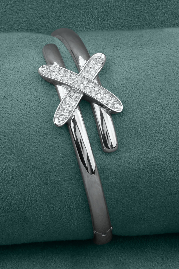 Браслет из белого золота c бриллиантами