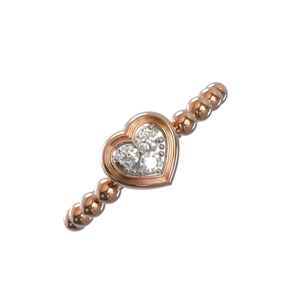 Кольцо из золота c бриллиантами