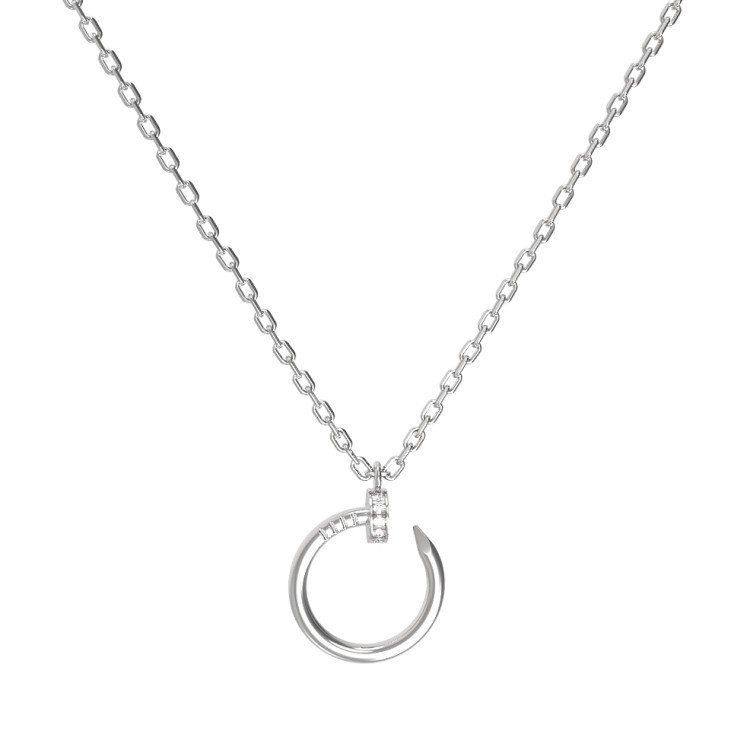 Колье из белого золота c бриллиантами