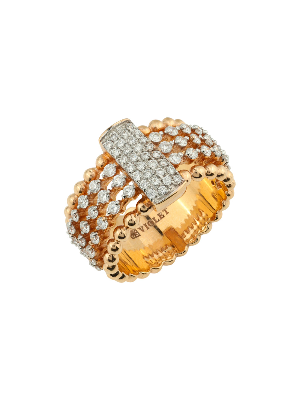 Кольцо из золота c бриллиантами