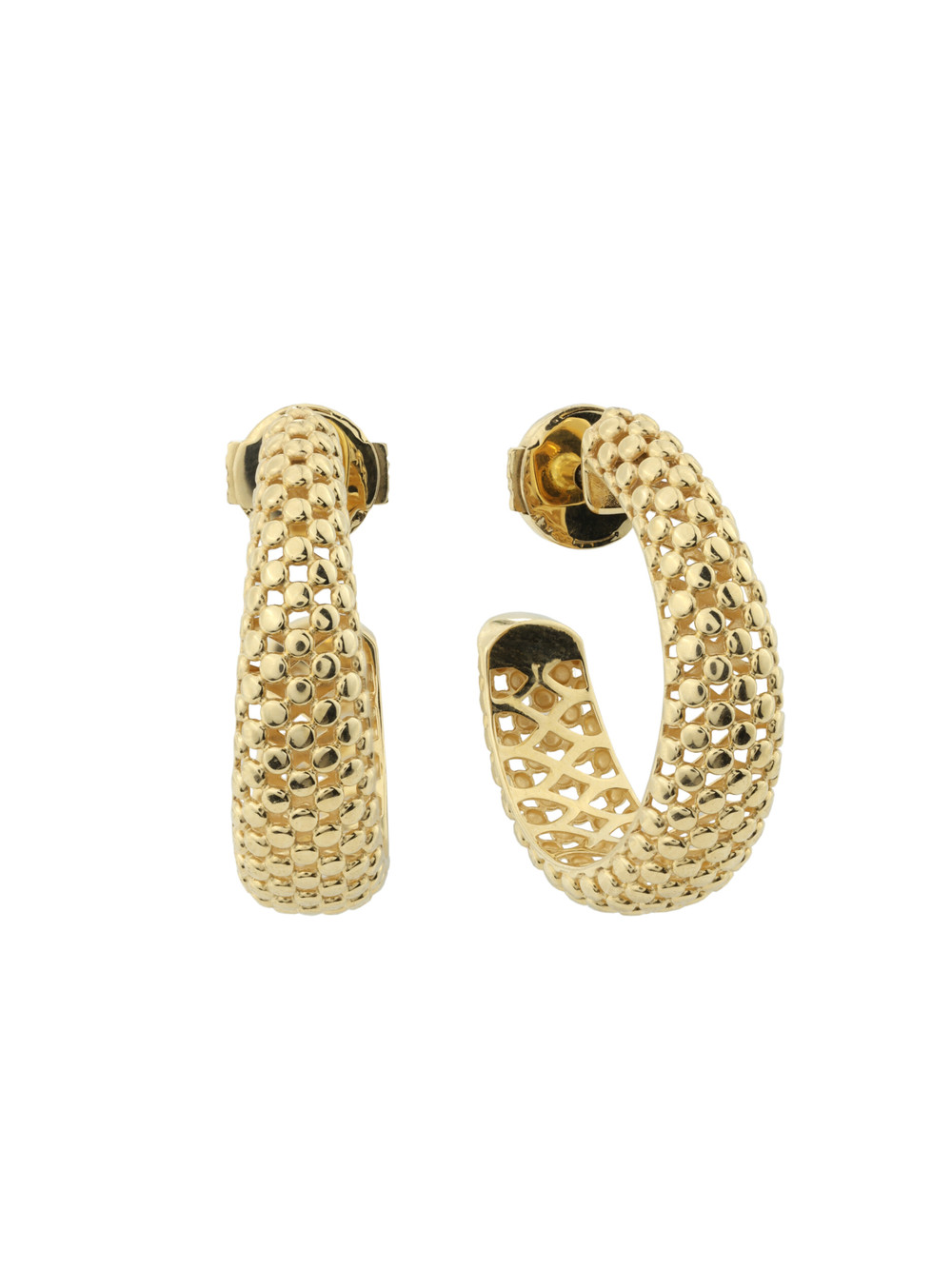 Серьги из лимонного золота