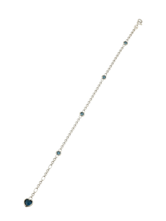 Браслет из белого золота c топазом London