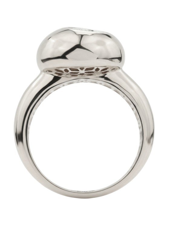 Кольцо из белого золота c бриллиантами