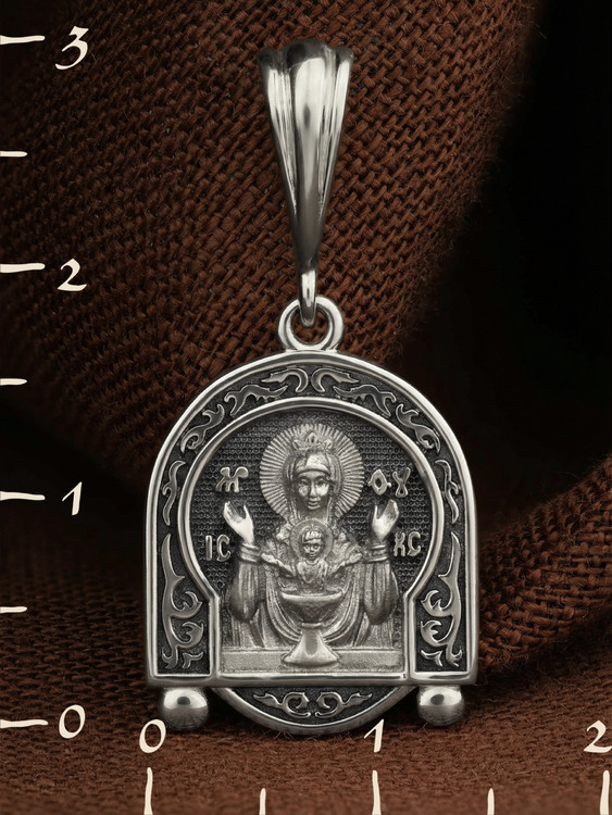 Образок из белого золота