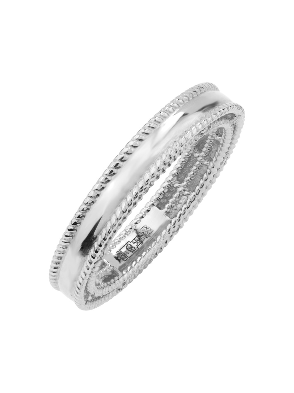 Кольцо из белого золота c бриллиантами