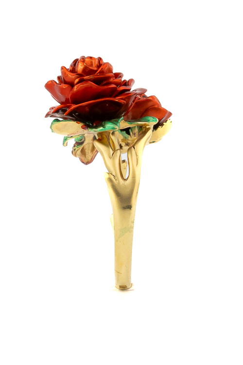 Кольцо из лимонного золота