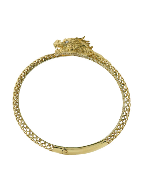 Браслет из лимонного золота c бриллиантами