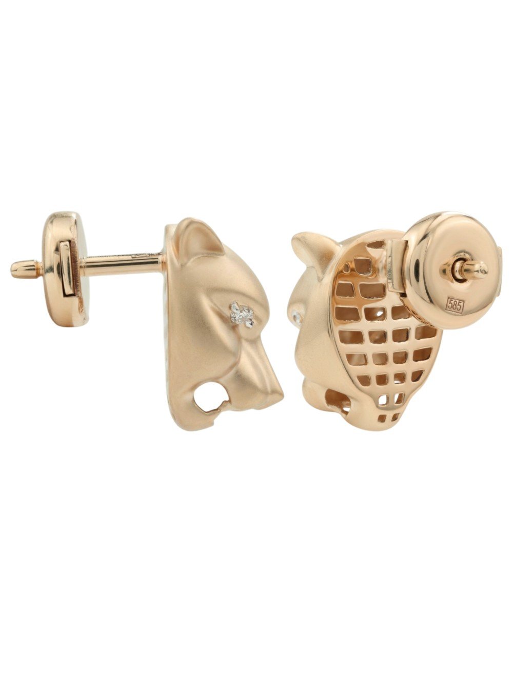 Серьги из золота c бриллиантами